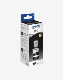 110 EcoTank Pigment Black Ink Bottle for Epson M2140 & M3170